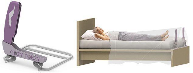 Discreet Erectable Bedsheet Riser